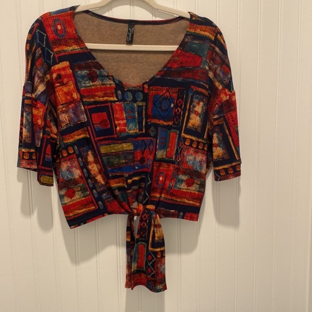 Tie front top by Fashque Studios